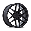 20x9 Niche NC281 Rise Gloss Black 5x120 ET27 CB72.56 Wheel Rim