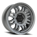 18x8.5 Vision 409 Inferno Satin Grey 6x114.3 6x4.5 ET0 Wheel Rim