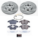 PowerStop OE Stock Replacement Low-Dust Ceramic Brake Pad and Rotor Kit
