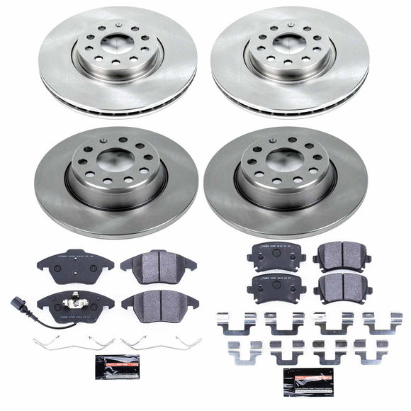 PowerStop Track Day Spec High-Performance Brake Pad and Rotor Kit