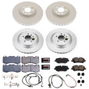 PowerStop Genuine Geomet Coated Rotor and Carbon-Fiber Ceramic Brake Pad Kit