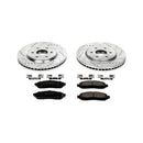 PowerStop Z23 Daily Driver Carbon-Fiber Ceramic Brake Pad and Drilled & Slotted