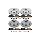 PowerStop OE Stock Replacement Low-Dust Ceramic Brake Pad and Rotor Kit