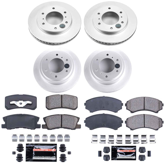 Z23 Daily Driver Premium Carbon-Fiber Ceramic Brake Pad and Fully Coated Rotor K