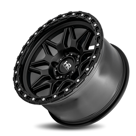 17x9 Hardrock H105 Matte Black 5x127 ET1 wheel/rim