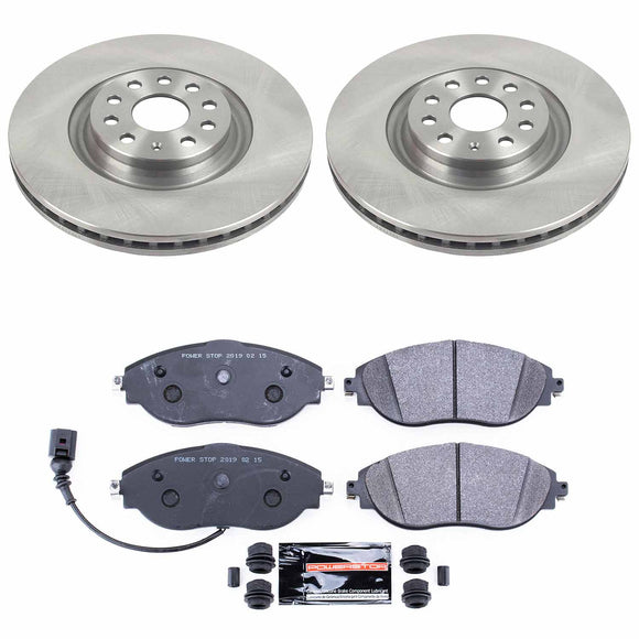 PowerStop Track Day Spec High-Performance Brake Pad and Rotor Kit