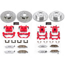 PowerStop Z26 Street Performance Ceramic Brake Pad, Drilled Slotted Rotor, and C