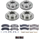 PowerStop OE Stock Replacement Low-Dust Ceramic Brake Pad and Rotor Kit