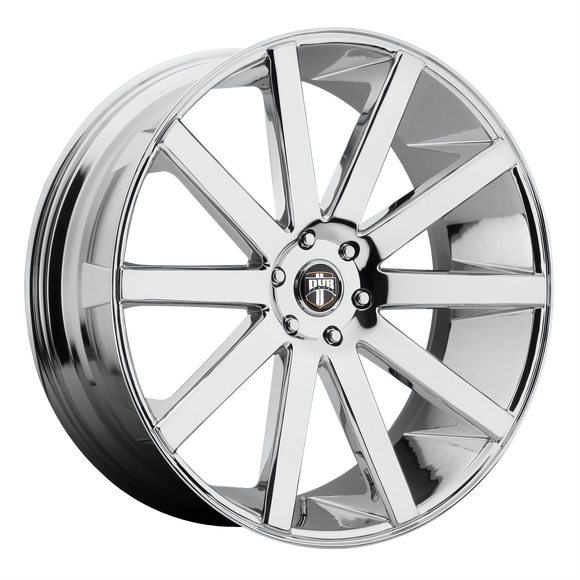 22x9 DUB Shot Calla Chrome Wheel/Rim 5x120 5-120 22-9