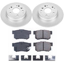 PowerStop Genuine Geomet Coated Rotor and Low-Dust Ceramic Brake Pad Kit