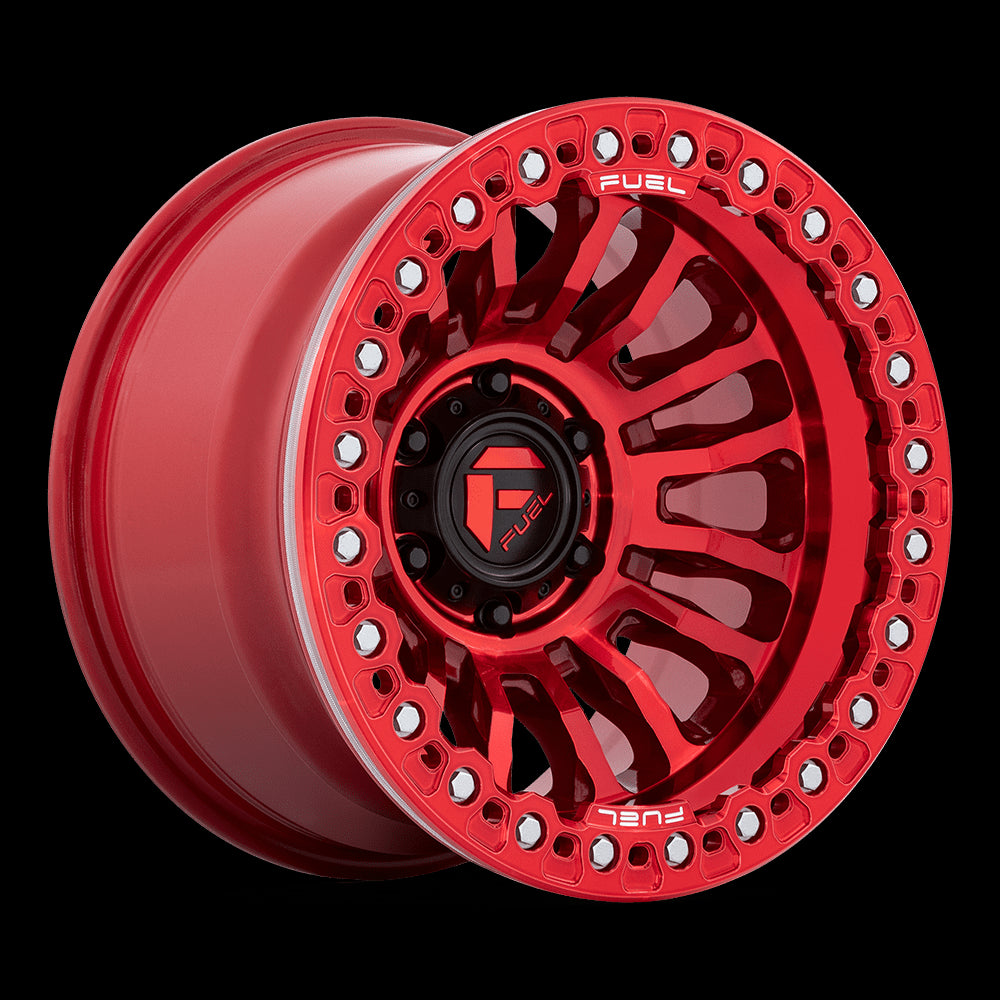 20X10 Fuel 1PC FC125 Rincon Beadlock Red 8X165.1 8X6.5 ET-48 Wheel Rim