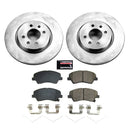 PowerStop OE Stock Replacement Low-Dust Ceramic Brake Pad and Rotor Kit