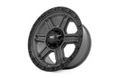 17x8.5 Rough Country 79 Series Gunmetal Gray 6x5.5 ET0 Wheel Rim