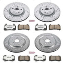 PowerStop Z26 Street Performance Ceramic Brake Pad and Drilled & Slotted Rotor K