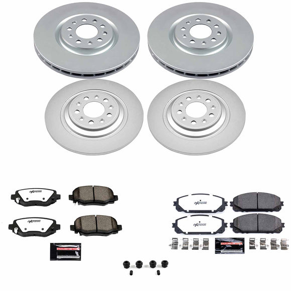 Z36 Truck & Tow Premium Carbon-Fiber Ceramic Brake Pad and Fully Coated Rotor Ki