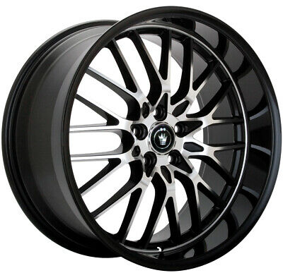 17x8 Konig Lace Black Wheel/Rim 5x112 5-112 17-8 ET35