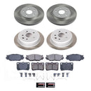 PowerStop Semi-Coated Rotor and Low-Dust Ceramic Brake Pad Kit