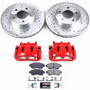 PowerStop Z23 Daily Driver Carbon-Fiber Ceramic Pads Drilled & Slotted Rotor & C