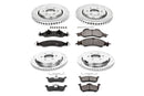 PowerStop Z23 Daily Driver Carbon-Fiber Ceramic Brake Pad and Drilled & Slotted