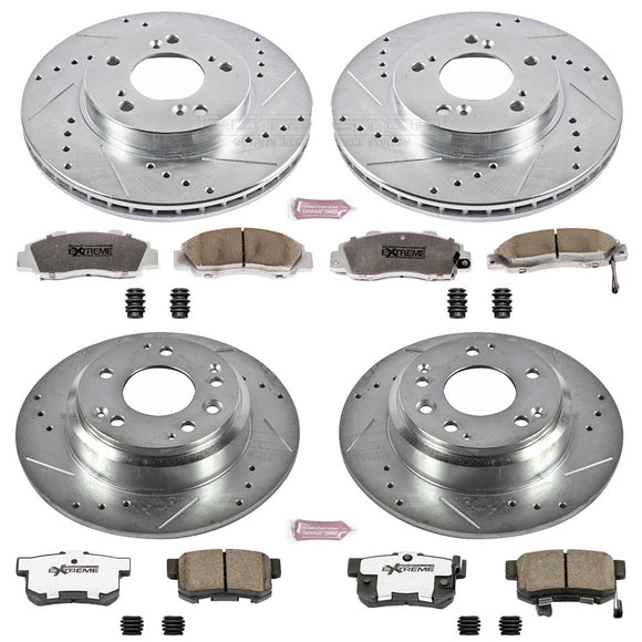 PowerStop Z26 Street Performance Ceramic Brake Pad and Drilled & Slotted Rotor K