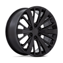 22X9 Performance Replicas PR201 Gloss Black 6X139.7 6X5.5 ET28 Wheel Rim-1
