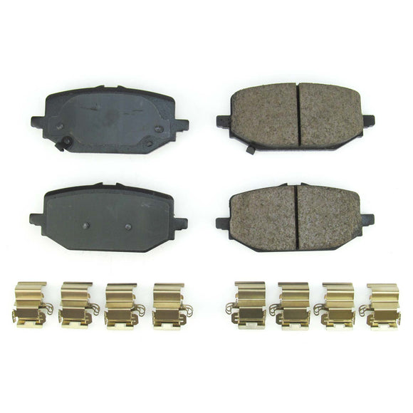 PowerStop Z17 Evolution Ceramic Brake Pads With Hardware