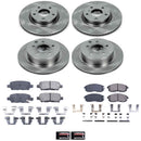 PowerStop OE Stock Replacement Low-Dust Ceramic Brake Pad and Rotor Kit
