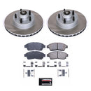 PowerStop Semi-Coated Rotor and Low-Dust Ceramic Brake Pad Kit