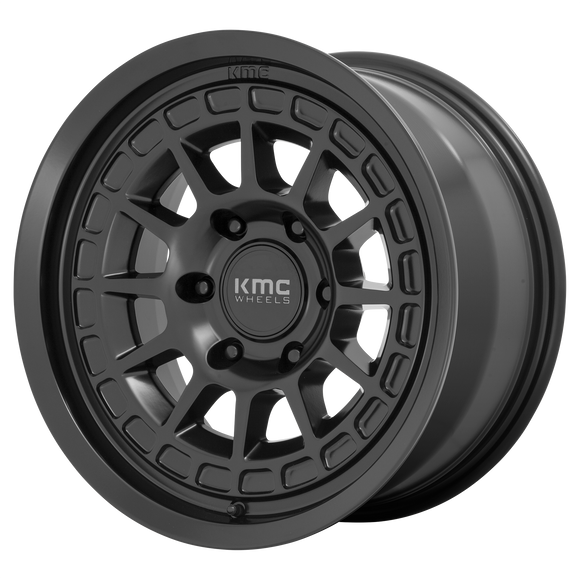 17X8 KMC KM719 CANYON Satin Black 6X139.7 ET20 wheel/rim