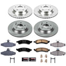 PowerStop OE Stock Replacement Low-Dust Ceramic Brake Pad and Rotor Kit