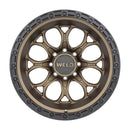 20x10 WELD Off-Road Ledge Eight Bronze Black 8x170 ET-18 CB125.1 Wheel Rim-3