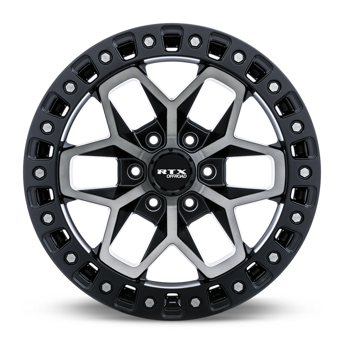 17x9 RTX Zion Black Machined Tinted Bronze 5x127 ET-15 wheel/rim