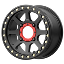 14X7 KMC ATV KS234 ADDICT 2 Beadlock Satin Black 4X137 ET38 wheel/rim