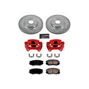 PowerStop Z23 Daily Driver Carbon-Fiber Ceramic Pads Drilled & Slotted Rotor & C