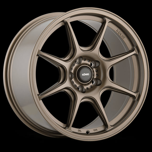 18x8.5 Konig Lockout Matte Bronze 5x100 ET43 Wheel Rim