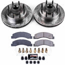 PowerStop Z23 Daily Driver Carbon-Fiber Ceramic Brake Pad and Drilled & Slotted