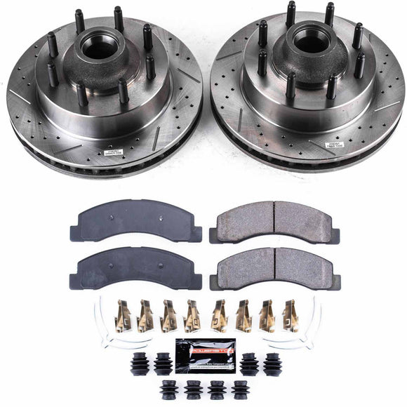 PowerStop Z23 Daily Driver Carbon-Fiber Ceramic Brake Pad and Drilled & Slotted