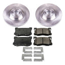 PowerStop OE Stock Replacement Low-Dust Ceramic Brake Pad and Rotor Kit