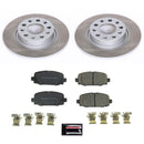 PowerStop Semi-Coated Rotor and Low-Dust Ceramic Brake Pad Kit