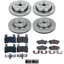PowerStop OE Stock Replacement Low-Dust Ceramic Brake Pad and Rotor Kit