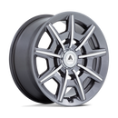 22X10.5 Asanti Black ABL-41 Esquire Gray 5X115 5X120 ET18 Wheel Rim-1