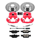 PowerStop Z23 Daily Driver Carbon-Fiber Ceramic Pads Drilled & Slotted Rotor & C