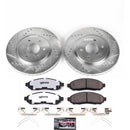 PowerStop Z36 Carbon-Fiber Ceramic Brake Pad with Drilled and Slotted Rotor Kit