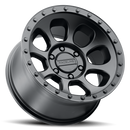 17x9 Raceline 961B Bolt Satin Black 5x127 ET-12 CB78.1 Wheel