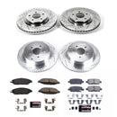 PowerStop Z23 Daily Driver Carbon-Fiber Ceramic Brake Pad and Drilled & Slotted
