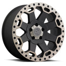 17x9 Black Rhino Warlord Matte Black Machined Dark Tint Lip 8x165.1 ET12 Wheel