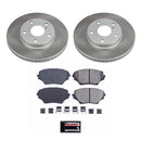 PowerStop Semi-Coated Rotor and Low-Dust Ceramic Brake Pad Kit