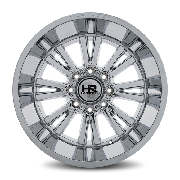 24x12 Hardrock Spine XPosed Chrome 6x135 ET-44 wheel/rim