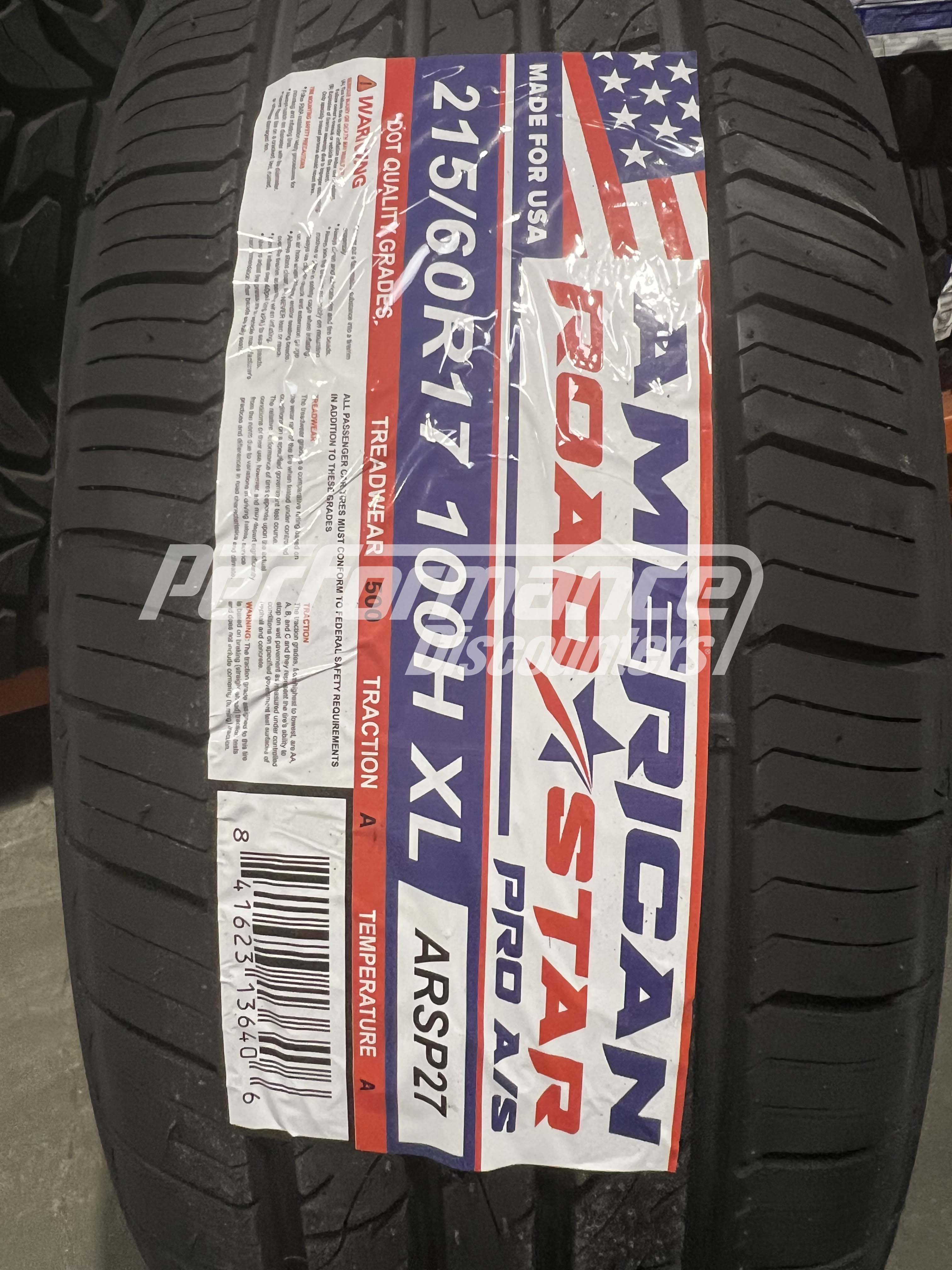 American Roadstar Pro A/S Tire(s) 215/60R17 100H SL BSW 215 60 17 2156017