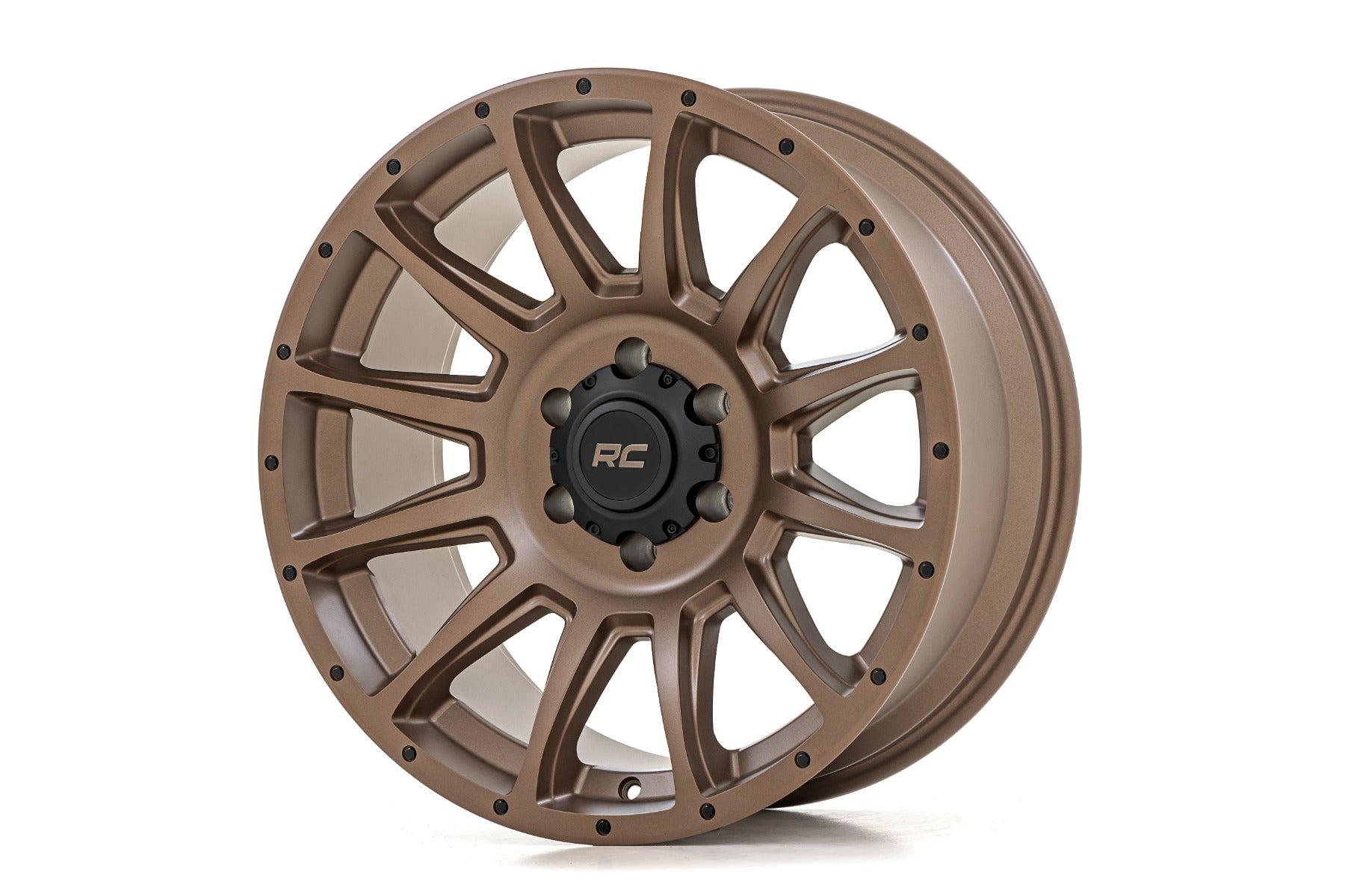 18x9 Rough Country 90 Series Bronze 5x5.0 ET-12 Wheel Rim | Performance ...